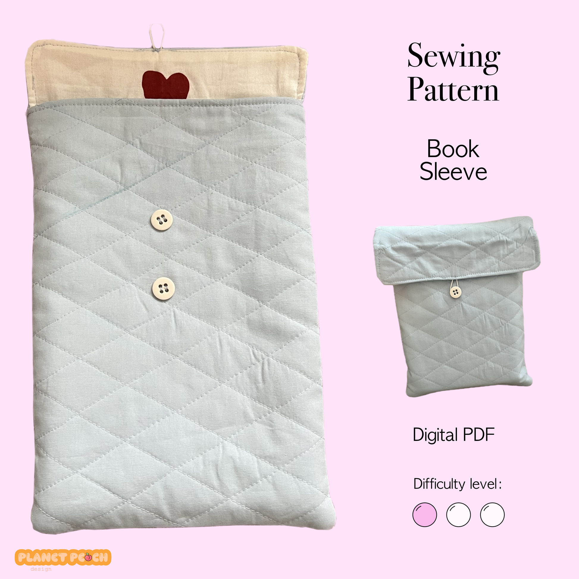 Book Sleeve Sewing Pattern