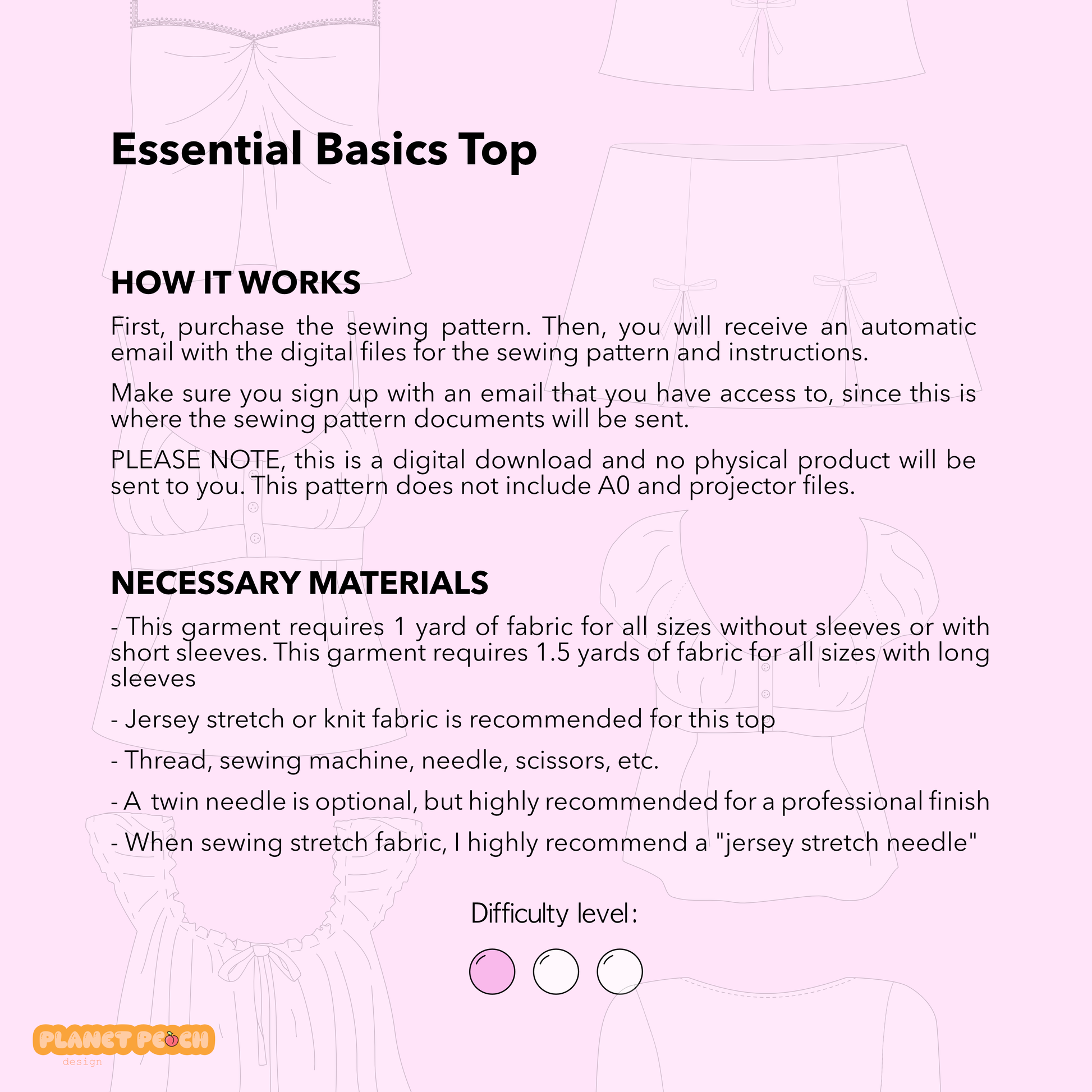 Essential Basics Top Sewing Pattern